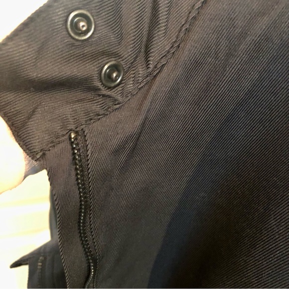 Laundry by Shelli Segal LAMB LEATHER waist cotton spandex tapered cropped jacket - Picture 10 of 13